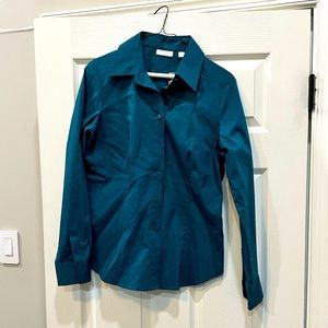 Slim fit button up collard shirt